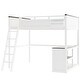 preview thumbnail 16 of 14, Pine Queen Loft Bed with Desk, Storage & USB