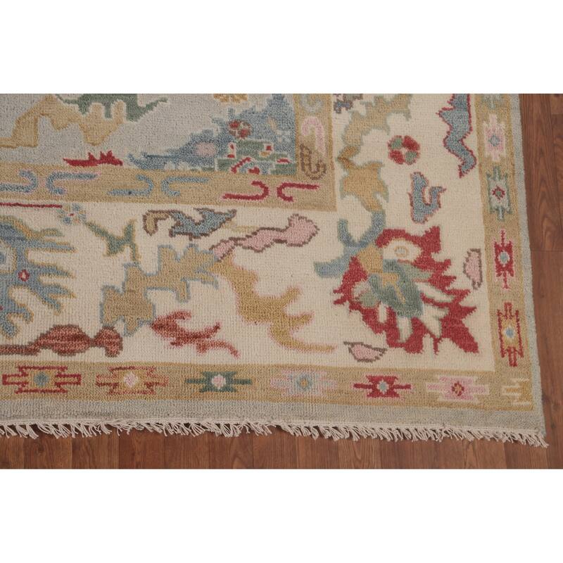 Oushak Area Rug Handmade Oriental Wool Carpet - 8'0"x 10'1"