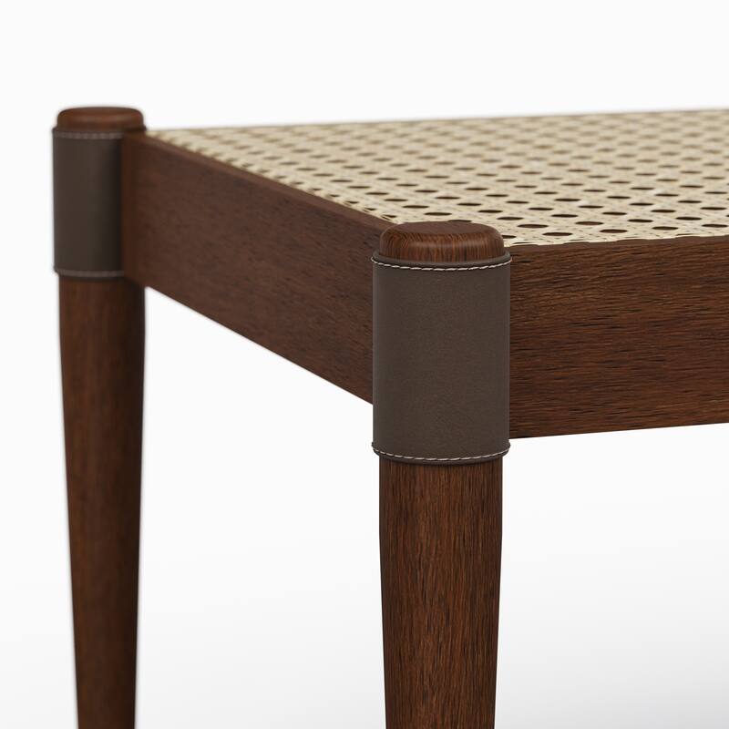 Modern Brazilian - Bello Bench - Noodles Natural Upholstery