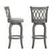 preview thumbnail 17 of 19, Rovinj Scroll Back Swivel Bar Stool