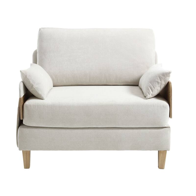 Convertible sofa bed, 3-in-1 convertible with 3 pillows