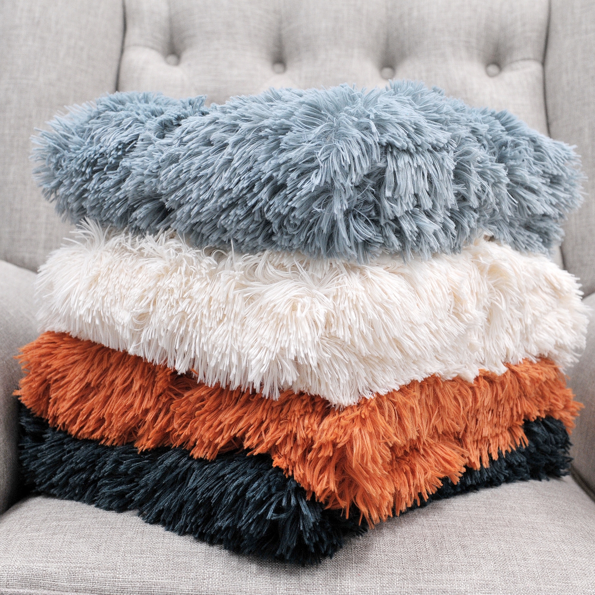 fur blanket fluffy blanket with pillow cover pieces set