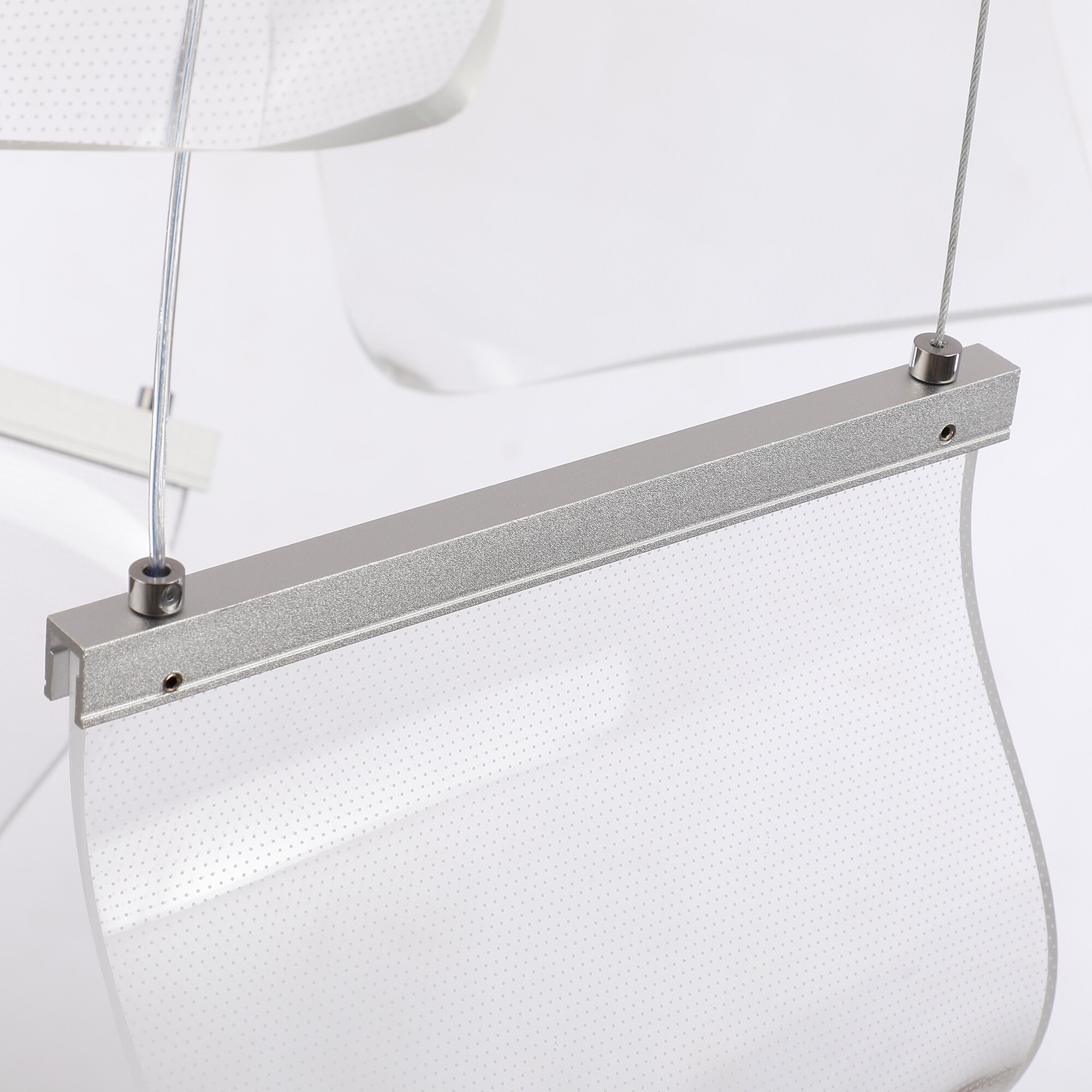 Rinkle Led Acrylic Leaf Multi Pendant Lamp Stairway