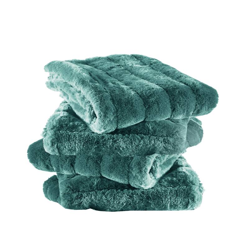 Supermink Soft Solid Throw Pillow Covers Set of 4, NO INSERT