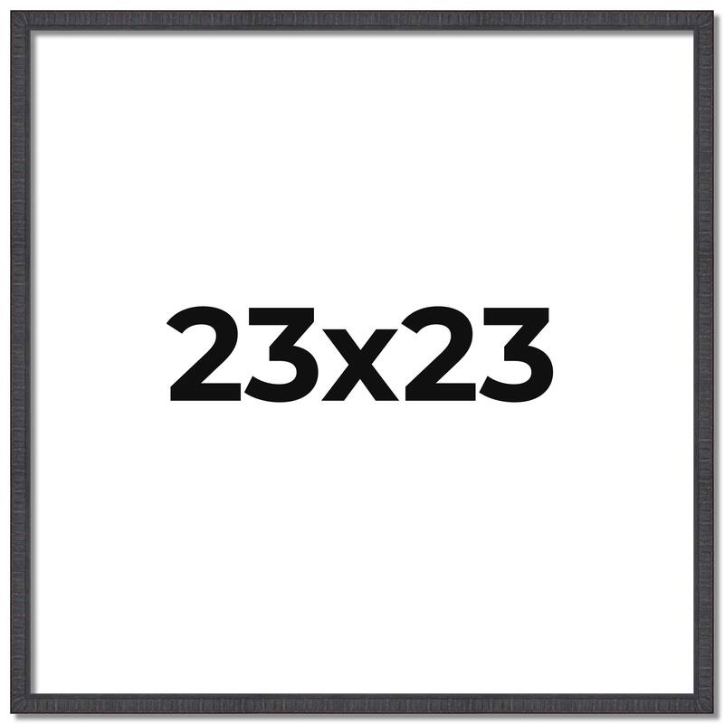 23x23 Frame Brown Solid Wood Picture Frame Includes UV Acrylic
