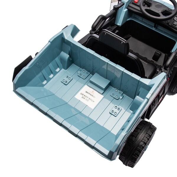 12V Ride-On Dump Truck for Kids, Remote Control, Bluetooth