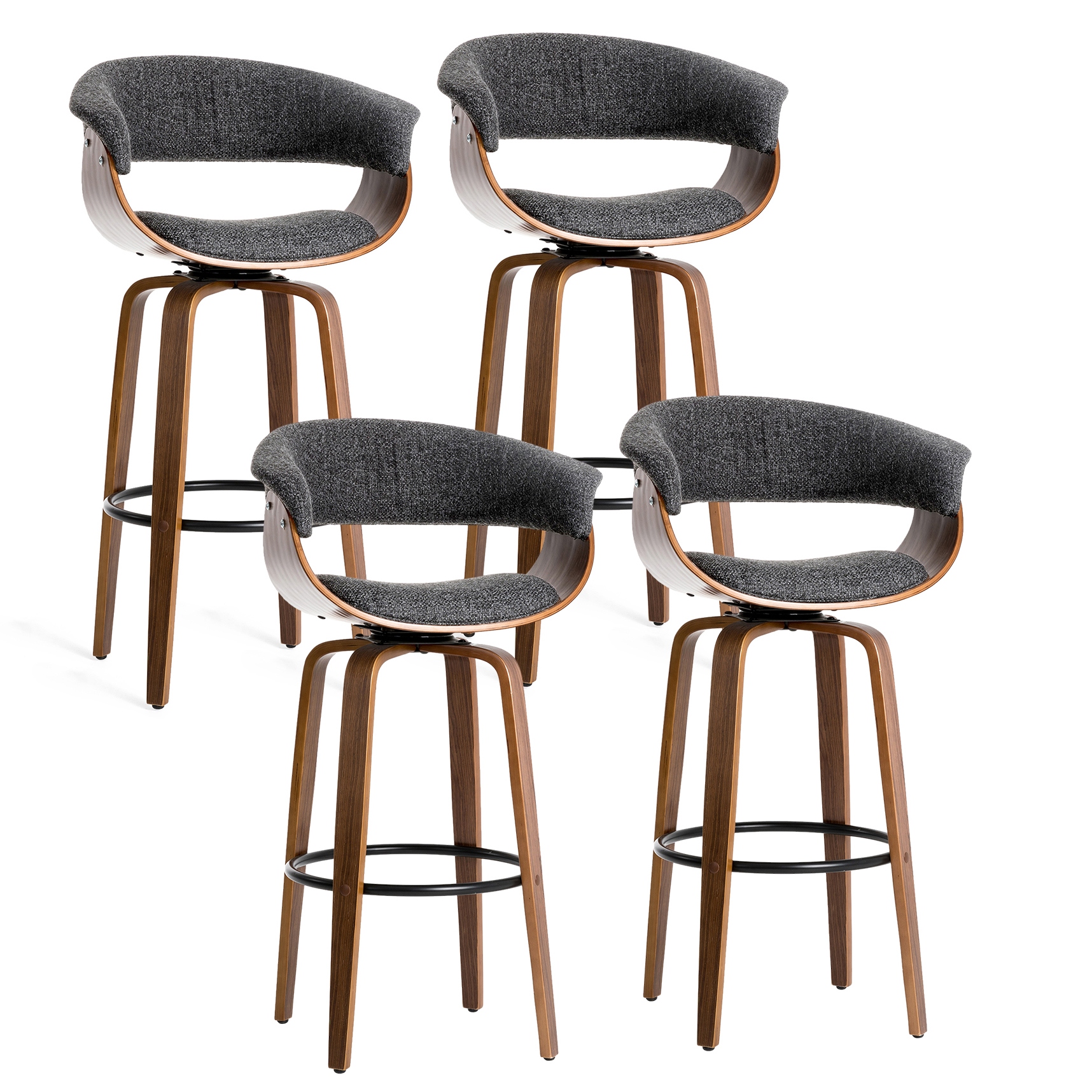 Glitzhome Set of 2 Modern 40