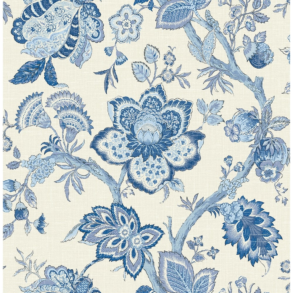 Seabrook Designs Bernadette Jacobean Nonwoven Unpasted Wallpaper