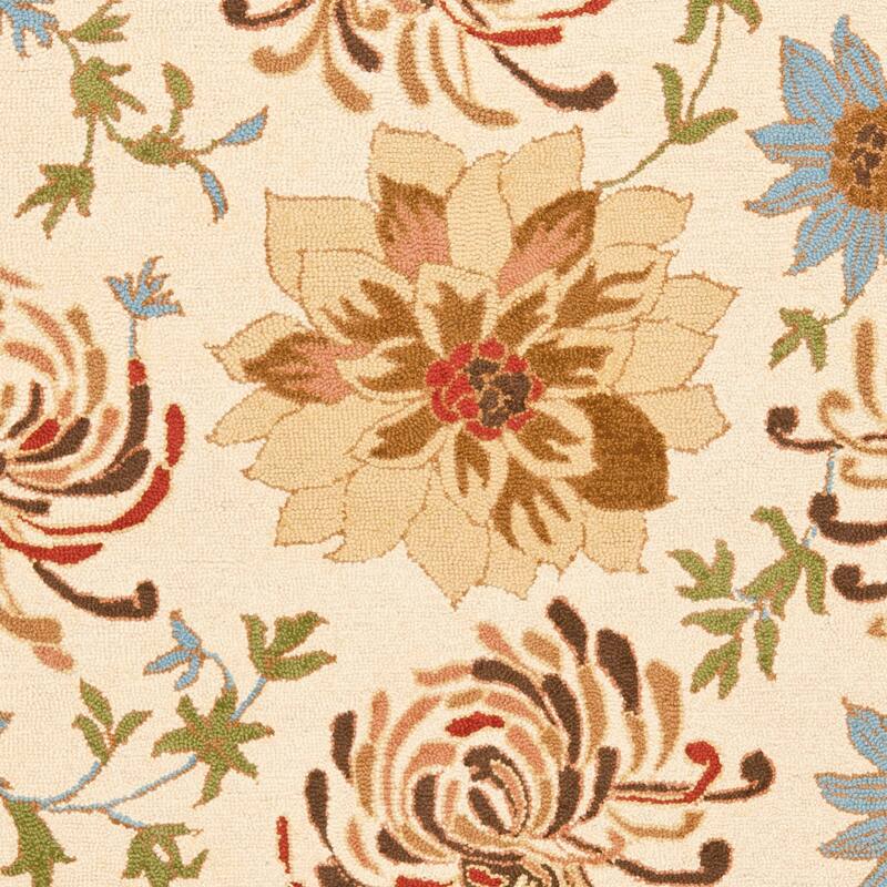 SAFAVIEH Handmade Blossom Arminda Modern Floral Wool Rug