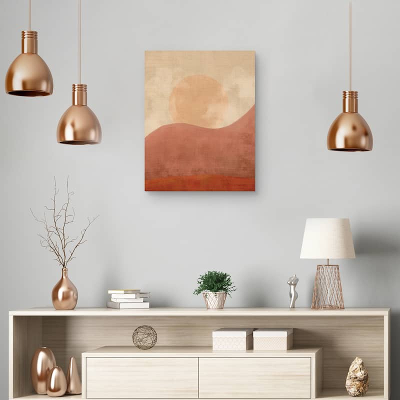 Desert Sunset by Belle Maison Canvas Art Print