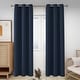 preview thumbnail 29 of 135, Deconovo Grommet Room Darkening Curtains, Set of 4 Panels 42x72 Inch - Navy Blue