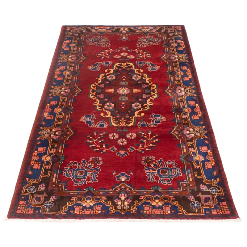 ECARPETGALLERY Hand-knotted Konya Anatolian Red Wool Rug - 5'0 x 9'10