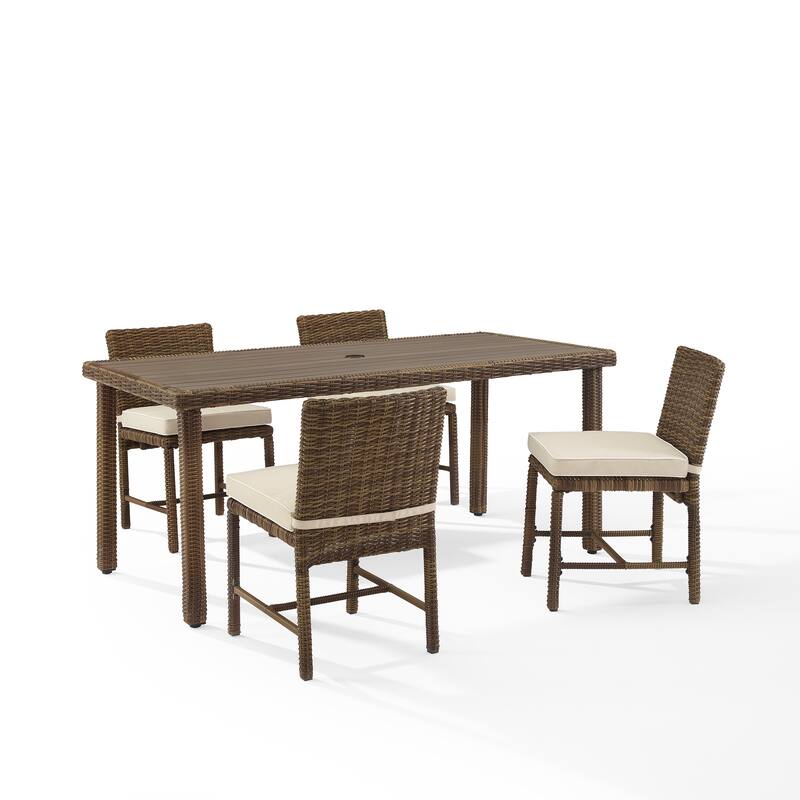 Crosley Bradenton 5Pc Outdoor Wicker Dining Set