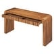preview thumbnail 12 of 48, 54.3" Rustic Console Table with Fluted Drawers for Entryway or Living Room