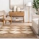 preview thumbnail 16 of 17, Nuloom Kiraz Diamond Trellis Jute Area Rug
