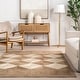 preview thumbnail 7 of 17, Nuloom Kiraz Diamond Trellis Jute Area Rug