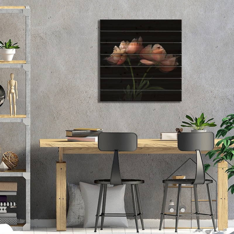 A Single Soul???? Print On Wood by Magda Indigo - Multi-Color