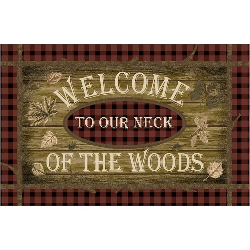 Cozy Cabin Neck of the Woods Accent Rug - 30"x46" - 30"x46"