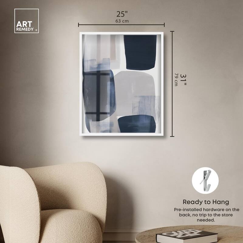 Oceanic Forms II Shadowbox by Art Remedy