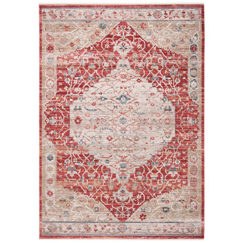 SAFAVIEH Kenitra Jacquelynn Distressed Oriental Polyester Rug