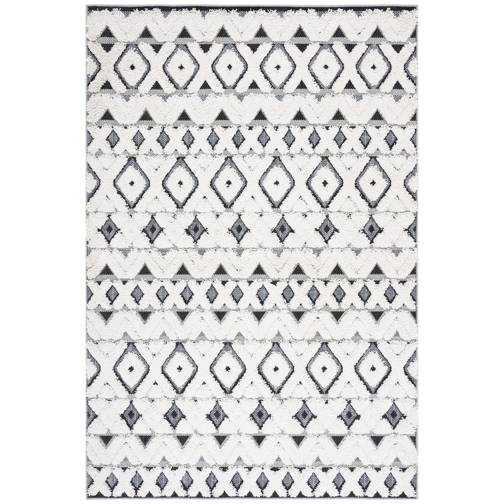 SAFAVIEH Cottage Dusica Indoor/ Outdoor Moroccan Boho Rug