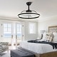 preview thumbnail 107 of 118, 20"/24"/72" Oaks Aura Cotti Low Profile Dimmable Smart Ceiling Fan with Lights 6-Speed Flush Mount Modern Remote