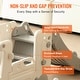 preview thumbnail 5 of 7, Toddler Slide, Kid Slide for Toddlers Age 1-12 with Climbable Ladders & Bus Playhouse, Indoor Outdoor Slide Playset - Natural