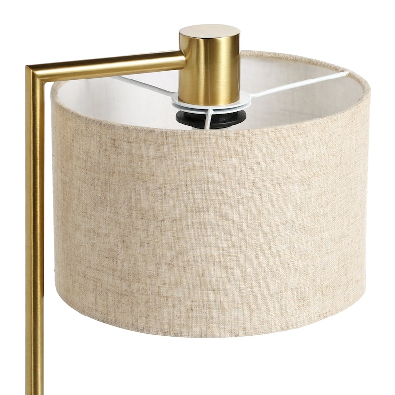 Javlergo Modern Lamps Single Table Lamp for Living Room Bedroom Farmhouse Nightstand Bedside Lamps