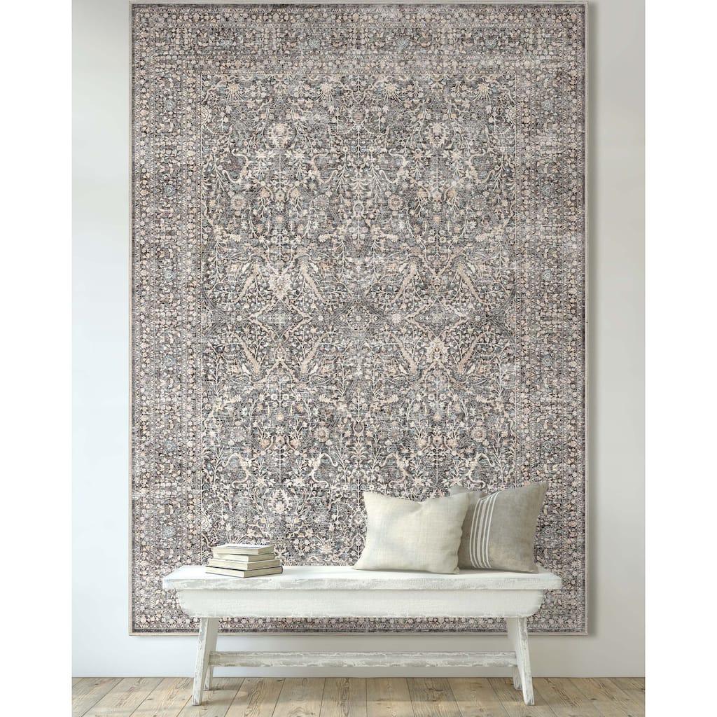 Well Woven Asha Isolde Vintage Oriental Flat-Weave Area Rug
