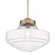 Option Modern Brass with Clear Glass