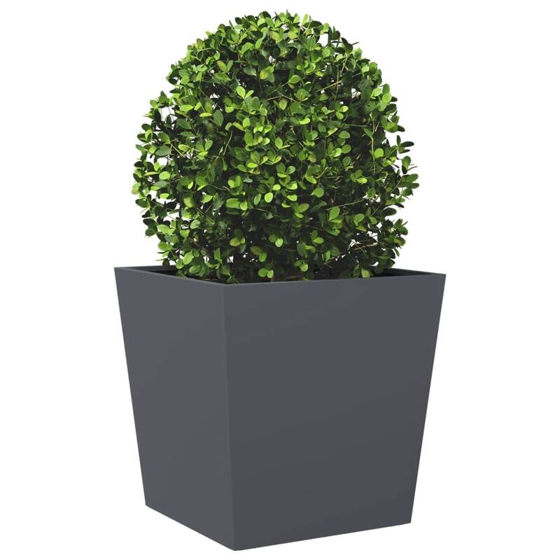 vidaXL Garden Planters Outdoor Flower Pot Patio Raised Bed Planter Box Steel