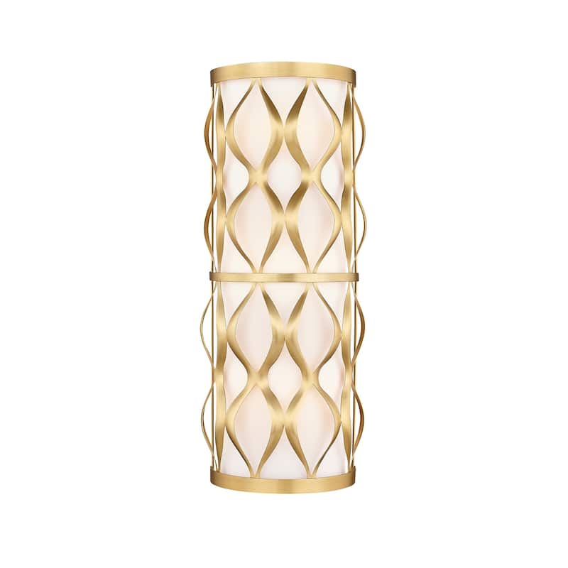 Z-Lite 1948-3S Harden 3 Light 23" Tall Wall Sconce - Modern Gold