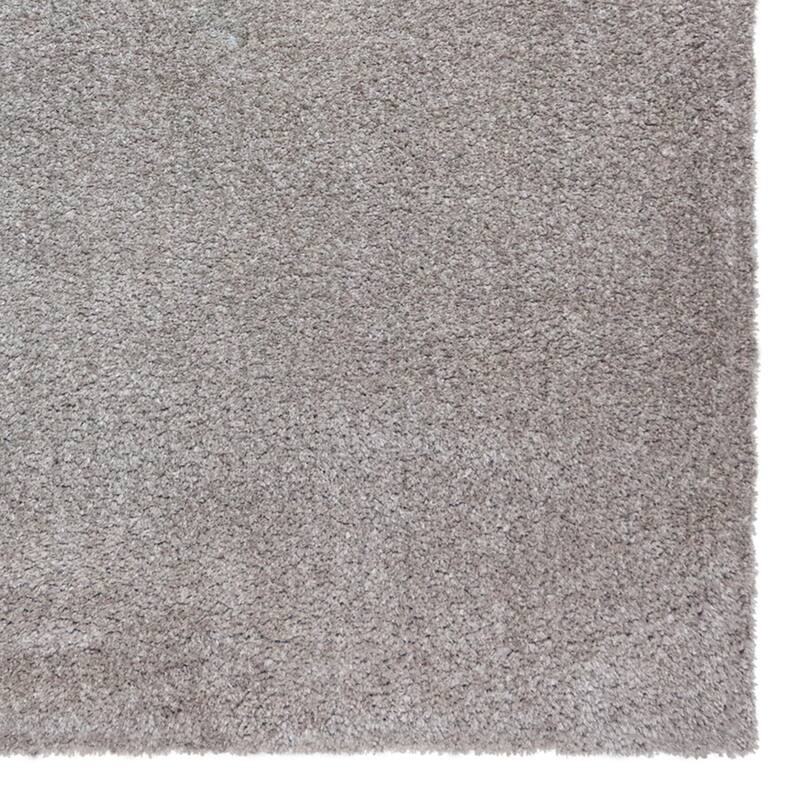 Gertmenian Thayer Solid Modern Light Grey Shag Area Rug