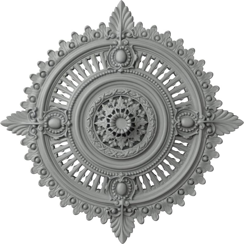 29 1/8"OD x 1 1/4"ID x 4"P Haylynn Ceiling Medallion
