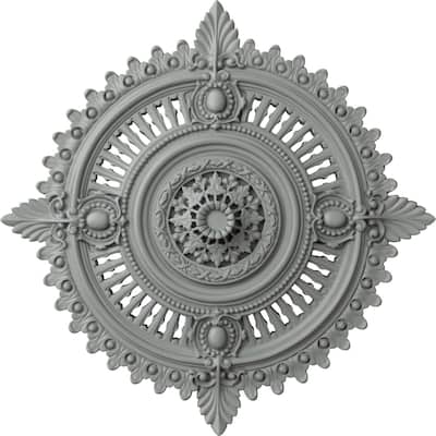 29 1/8"OD x 1 1/4"ID x 4"P Haylynn Ceiling Medallion