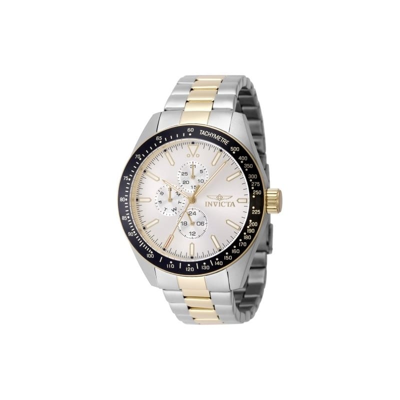 Invicta Men's 48861 Aviator Quartz VH67 Silver Dial Watch