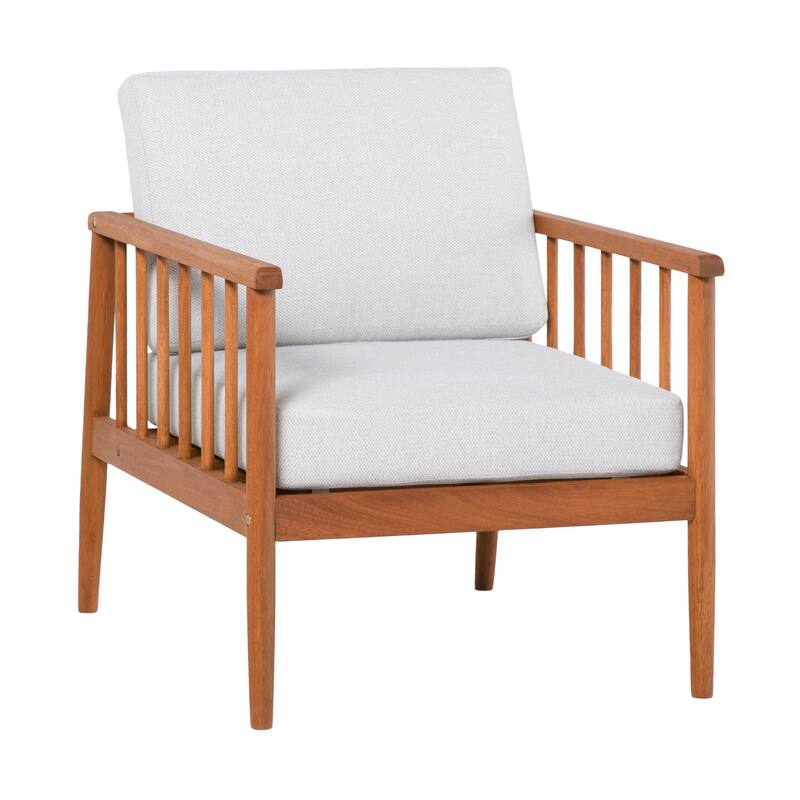 Middlebrook Solid Wood Outdoor Spindle Lounge Chair