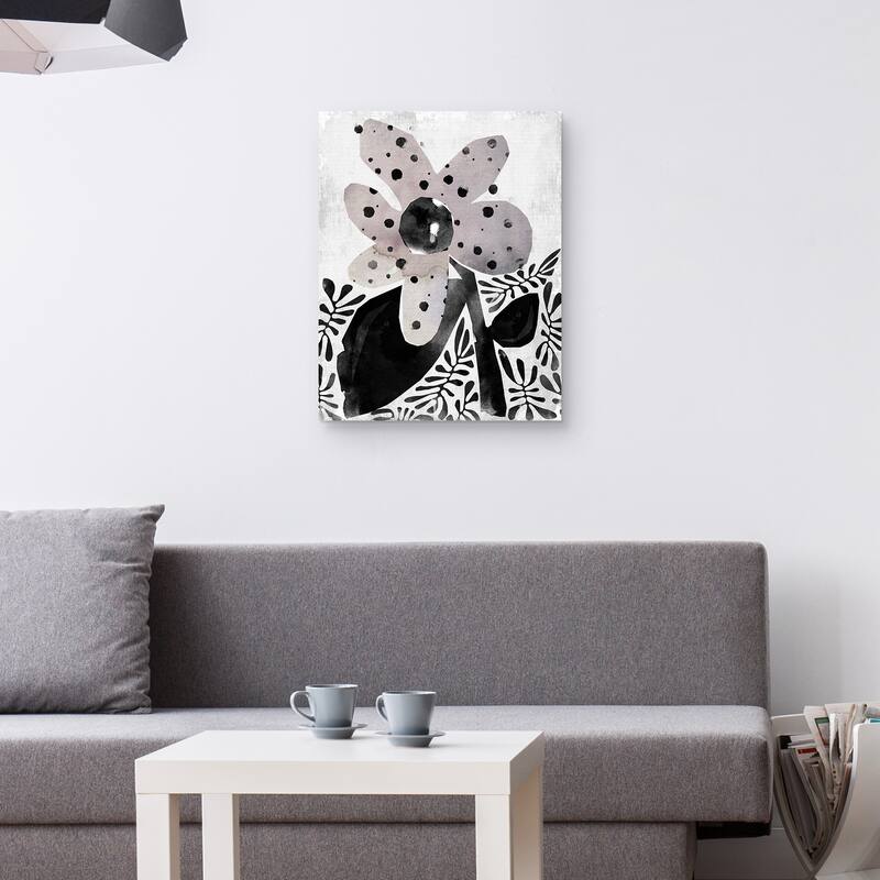 Graphic Fleur by Nikki Chu Canvas Art Print