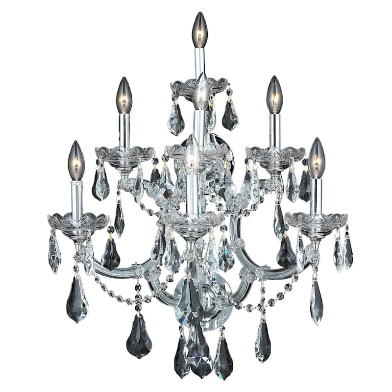 Fleur Illumination 7 light Chrome Wall Sconce
