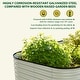 preview thumbnail 13 of 39, VEIKOUS 24''H Galvanized Raised Garden Bed, Durable Outdoor Planter Box with Rust-Resistant Steel