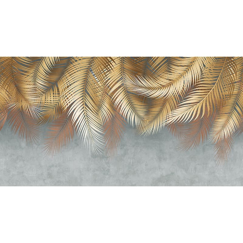 Tropical Palm Leaf Wallpaper Mural