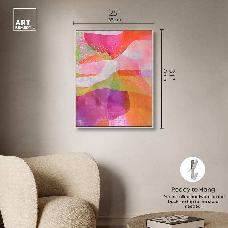 Garnet Gleam I Canvas by Art Remedy