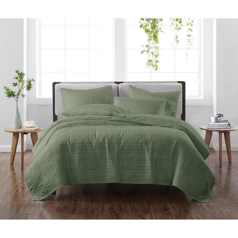 Cannon Heritage Solid 3 Piece Quilt Set