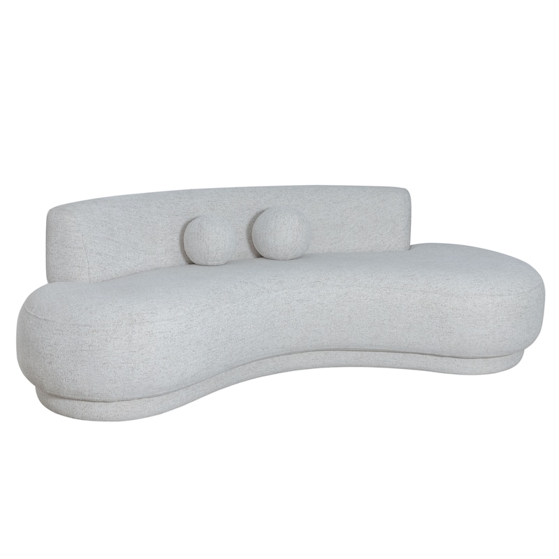 Oakland 97.5 in. 3-Seater Sofa with Oval Seat