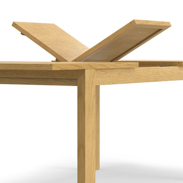 WyndenHall Saige 76x36 inch Extendable Dining Table 76 inches wide On Sale Bed Bath Beyond 40937979