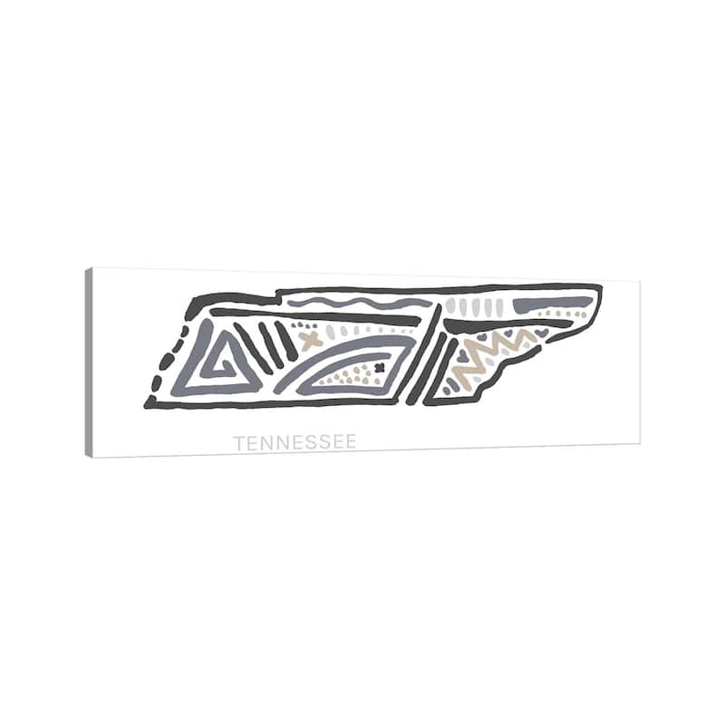 iCanvas "Tennessee" by Statement Goods Canvas Print