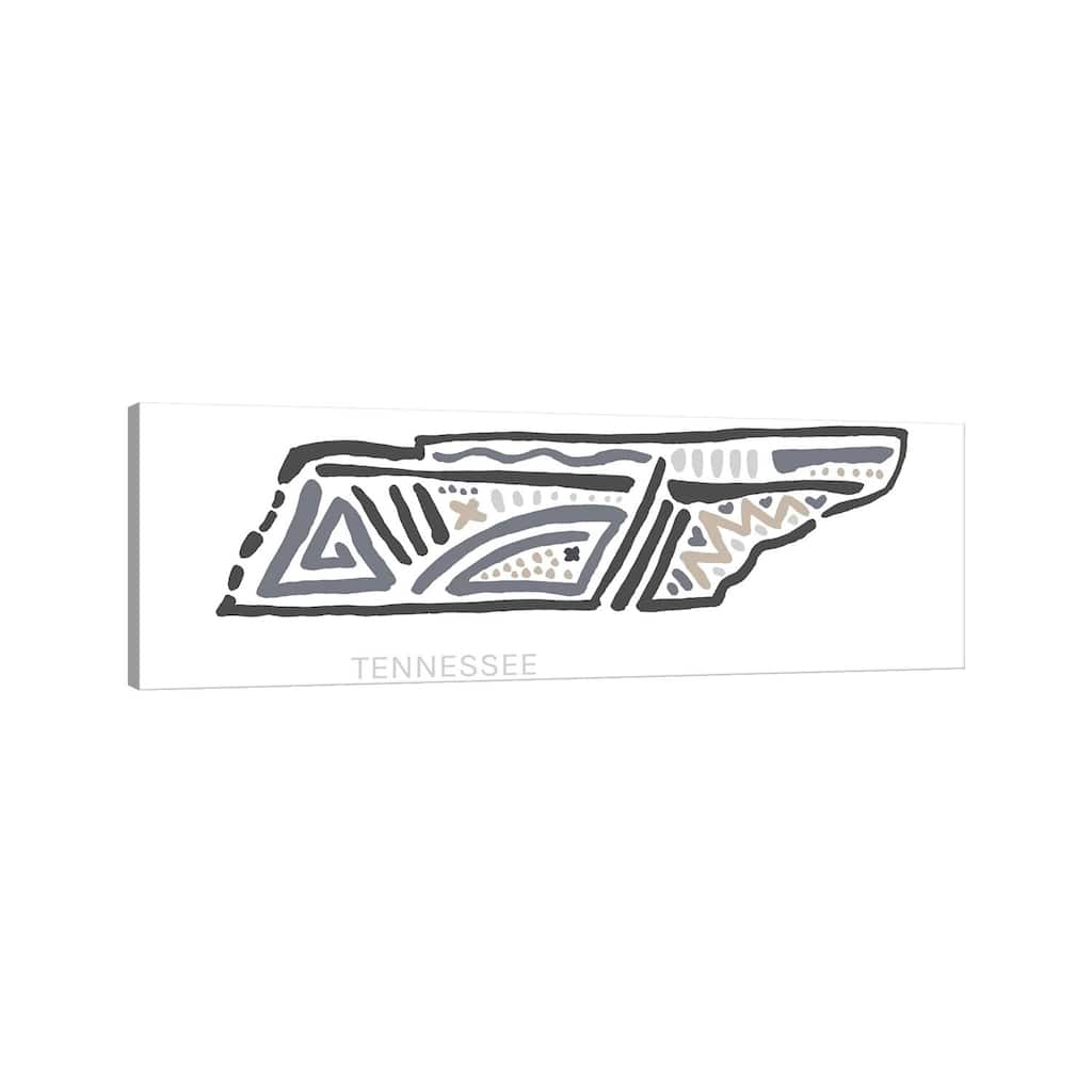 iCanvas "Tennessee" by Statement Goods Canvas Print