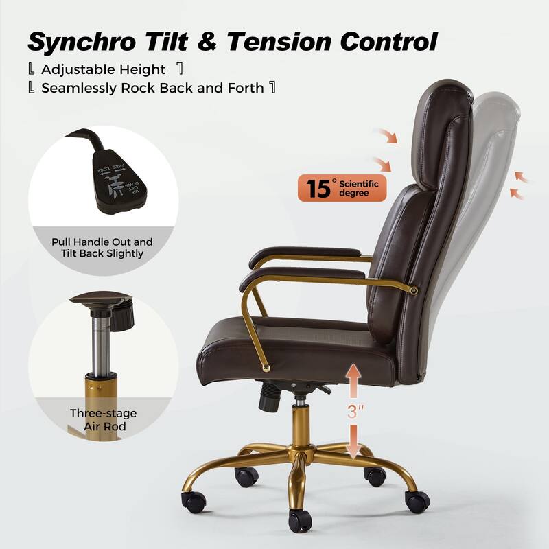 Jode Ergonomic Office Chair with Lumbar Support by HULALA HOME