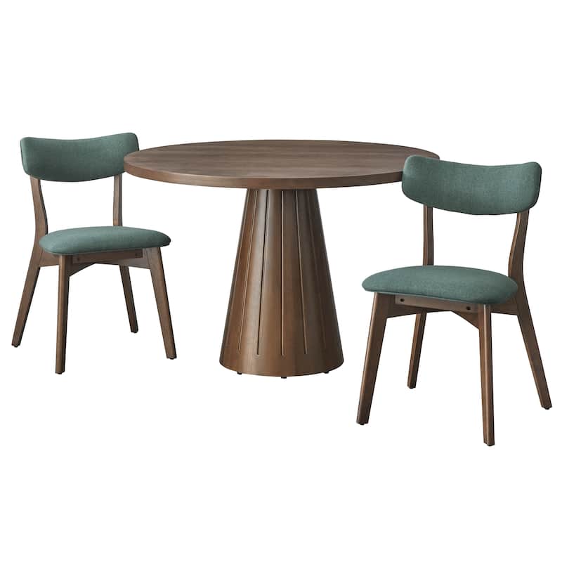 Lifestorey Cari Solid Wood Dining Chair (Set of 2)