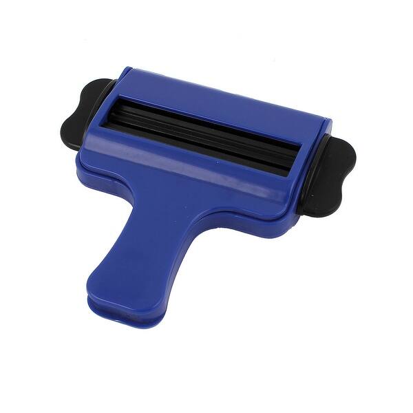 Blue Plastic Squeezer Extracts Toothpaste Ointments Rolling Dispenser